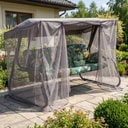 Huśtawka ogrodowa z moskitierą Celebes Plus