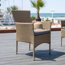 Fotel ogrodowy z technorattanu Lucie