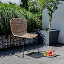 Krzesło technorattanowe Leon