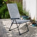 Fotel ogrodowy rozkładany Barletta