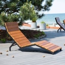 Leżak drewniany Park 