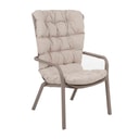 Poduszka na fotel ogrodowy 128 x 80 cm Folio