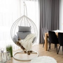 Fotel wiszący z technorattanu