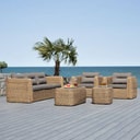 Zestaw mebli ogrodowych z technorattanu Annabelle