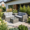 Zestaw mebli ogrodowych z technorattanu Florence