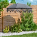 Parasol plażowy z koronką 2 m