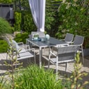 Zestaw mebli ogrodowych aluminiowych Lea