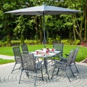 Zestaw mebli ogrodowych ze stołem Bordeaux