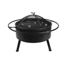 Palenisko ogrodowe z rusztem i pokrywą 82 cm