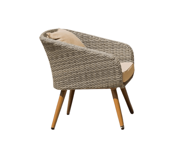 Armchairs and cocoon chairs