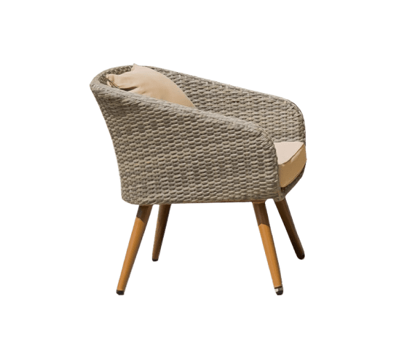 Armchairs and cocoon chairs