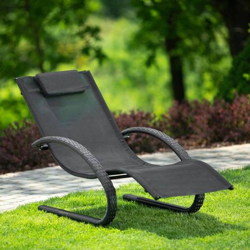 Garden lounger Valery