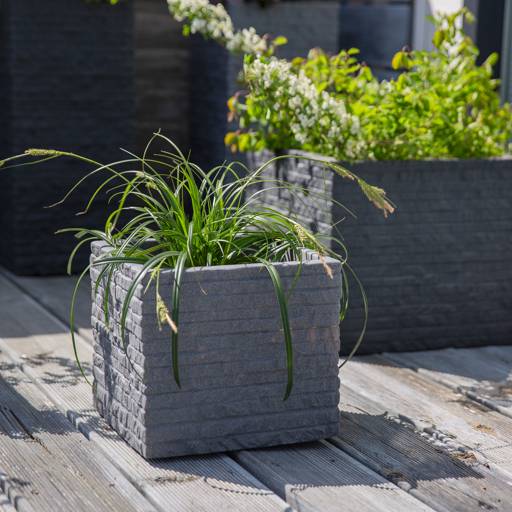 Square garden planter 40 x 40 x 34 cm Kubus